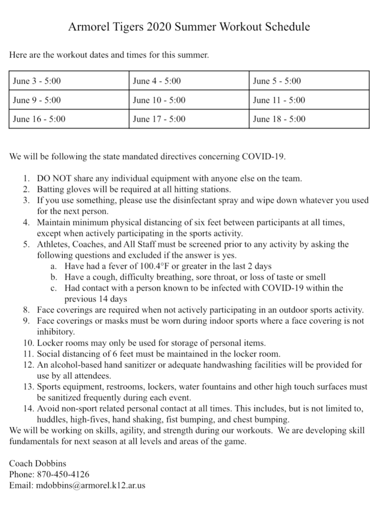 Brandon University Weekly Slot Schedule